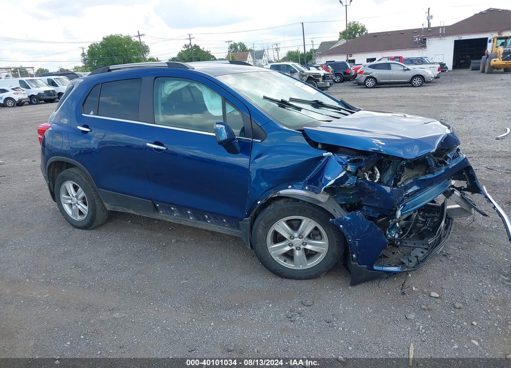 2019 CHEVROLET TRAX LT VIN: 3GNCJLSBXKL209334