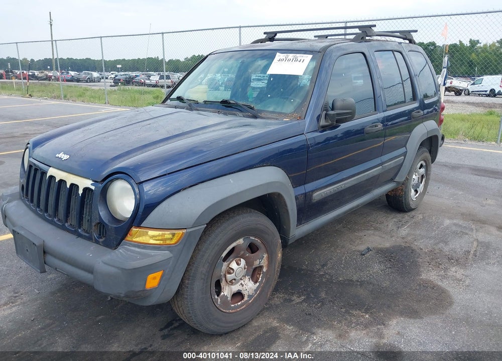 2007 JEEP LIBERTY SPORT VIN: 1J4GK48KX7W648887