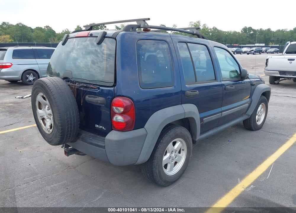 2007 JEEP LIBERTY SPORT VIN: 1J4GK48KX7W648887