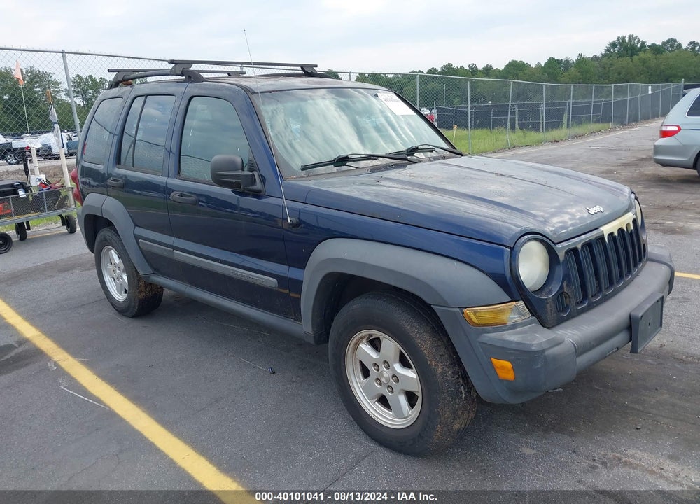 2007 JEEP LIBERTY SPORT VIN: 1J4GK48KX7W648887