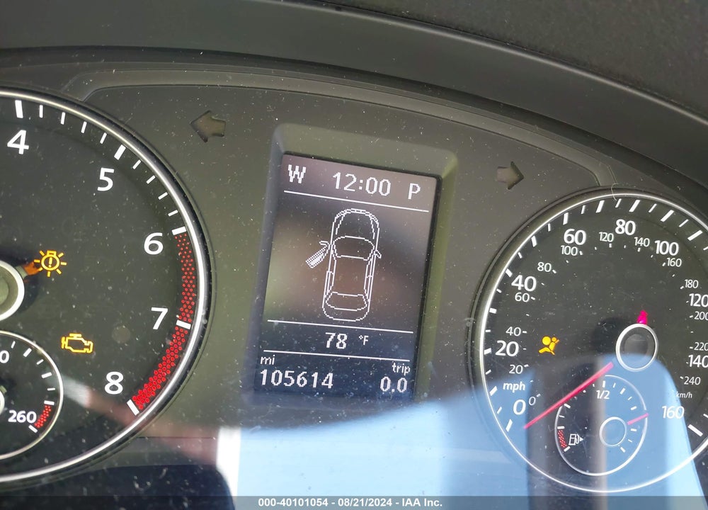 2013 VOLKSWAGEN PASSAT 2.5L SE VIN: 1VWBP7A39DC119642