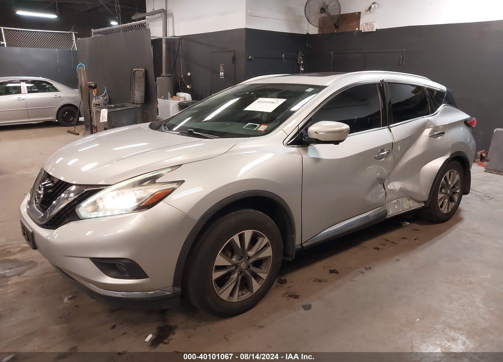 2015 NISSAN MURANO SL VIN: 5N1AZ2MH4FN221792
