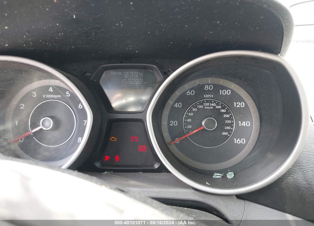 2013 HYUNDAI ELANTRA GLS VIN: KMHDH4AE5DU933432