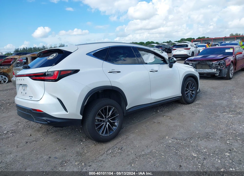 2022 LEXUS NX 350 PREMIUM VIN: 2T2GGCEZ4NC011420