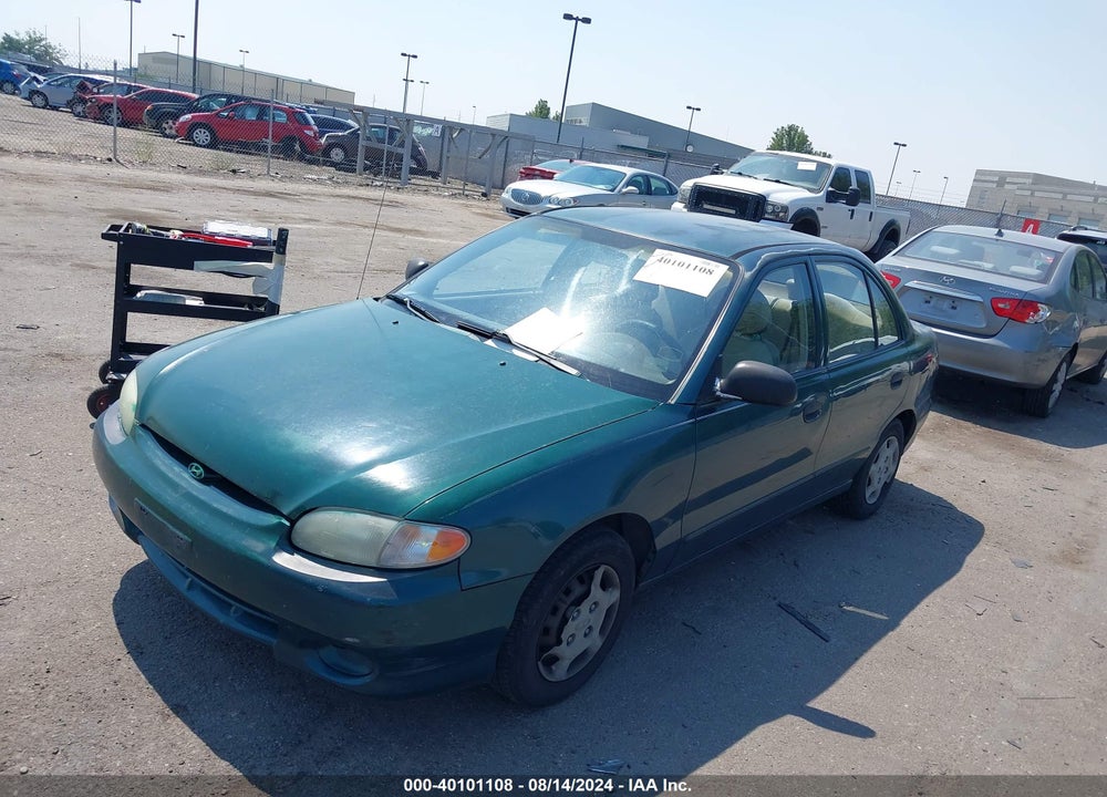 1998 HYUNDAI ACCENT GL VIN: KMHVF24N9WU441936