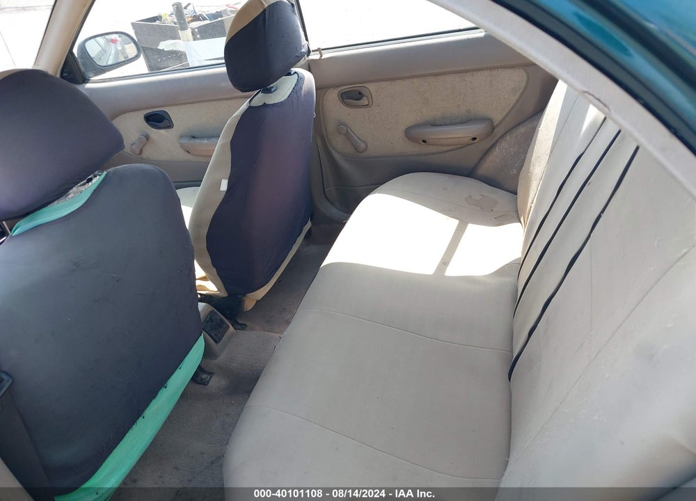 1998 HYUNDAI ACCENT GL VIN: KMHVF24N9WU441936