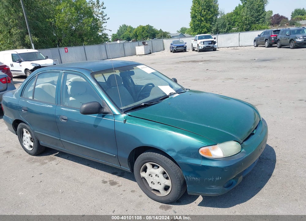 1998 HYUNDAI ACCENT GL VIN: KMHVF24N9WU441936