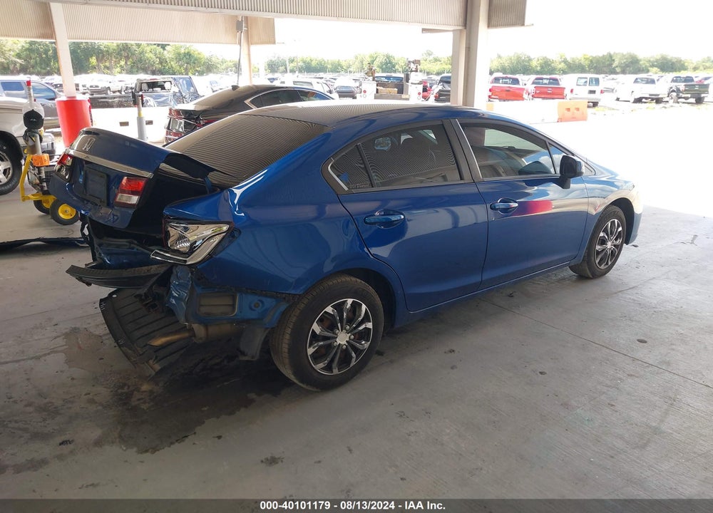 2013 HONDA CIVIC LX VIN: 19XFB2F52DE251960