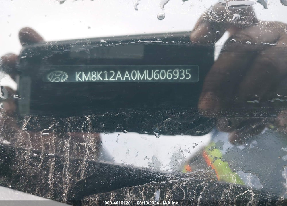2021 HYUNDAI KONA SE VIN: KM8K12AA0MU606935