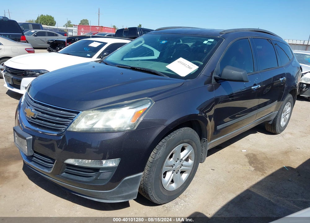 2016 CHEVROLET TRAVERSE LS VIN: 1GNKRFKD2GJ201766