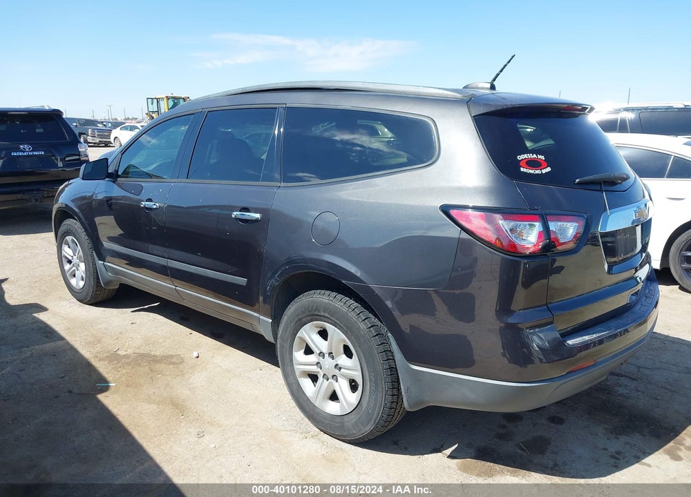 2016 CHEVROLET TRAVERSE LS VIN: 1GNKRFKD2GJ201766