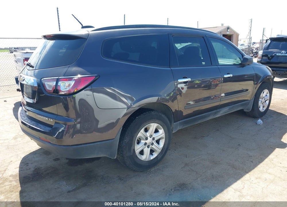 2016 CHEVROLET TRAVERSE LS VIN: 1GNKRFKD2GJ201766