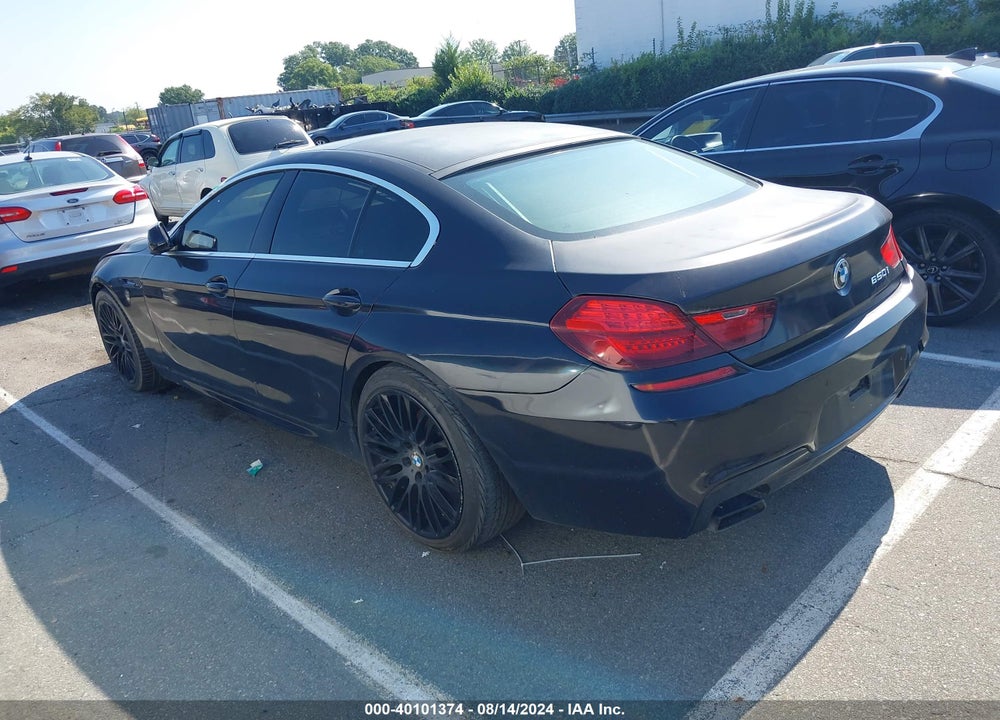 2013 BMW 650I GRAN COUPE XDRIVE VIN: WBA6B4C54DD097993