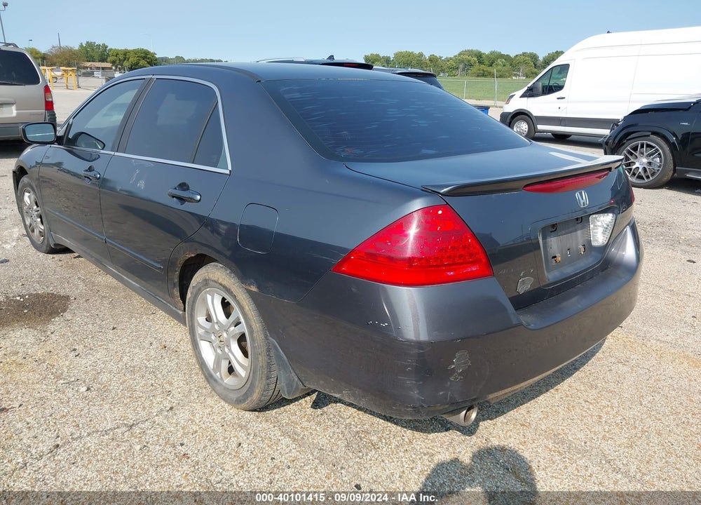 2007 HONDA ACCORD 3.0 SE VIN: 1HGCM66437A051710