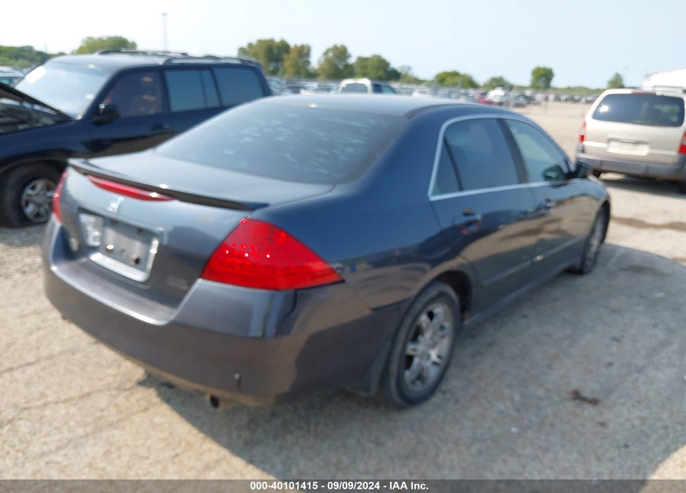 2007 HONDA ACCORD 3.0 SE VIN: 1HGCM66437A051710