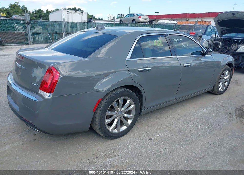 2018 CHRYSLER 300 LIMITED AWD VIN: 2C3CCAKG2JH165179