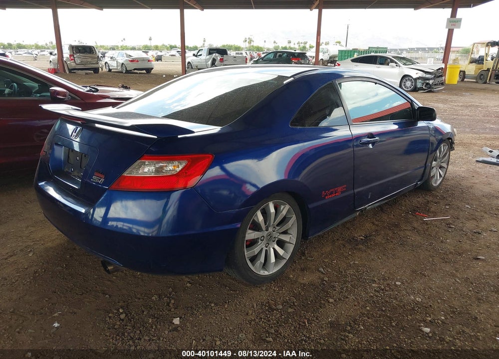 2008 HONDA CIVIC SI VIN: 2HGFG21528H702504