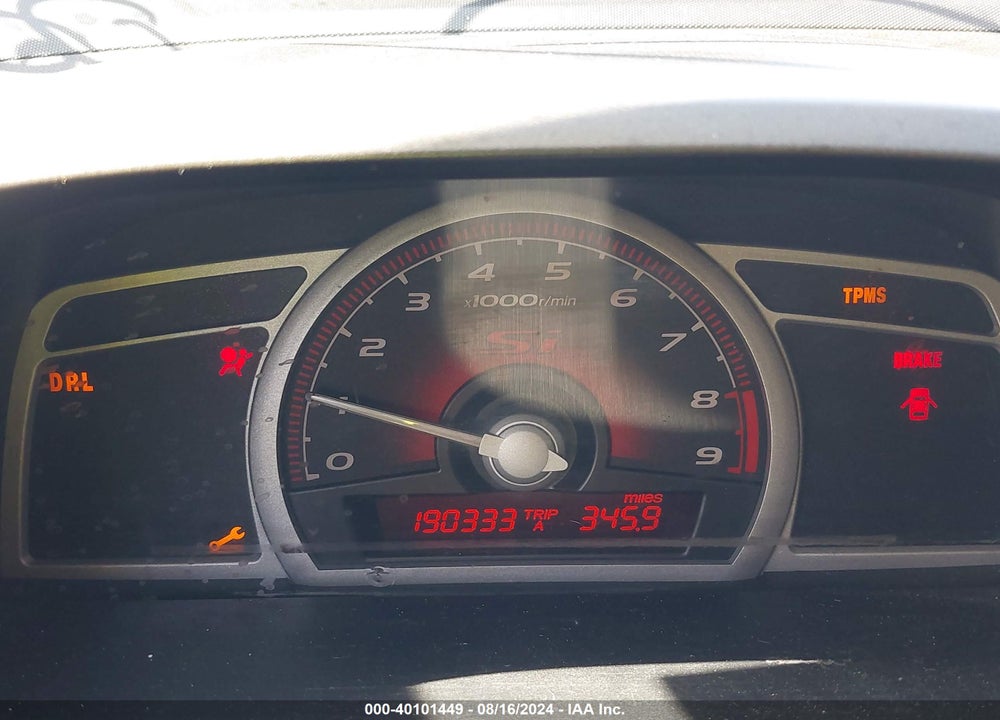 2008 HONDA CIVIC SI VIN: 2HGFG21528H702504
