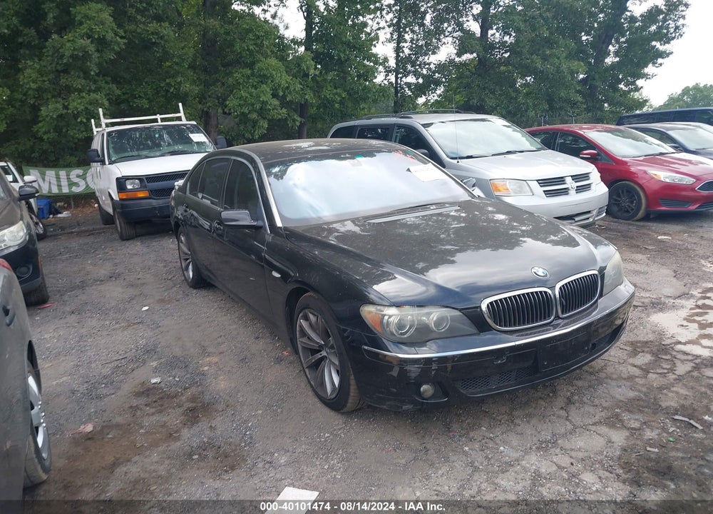 2007 BMW 750LI VIN: WBAHN83587DT68811