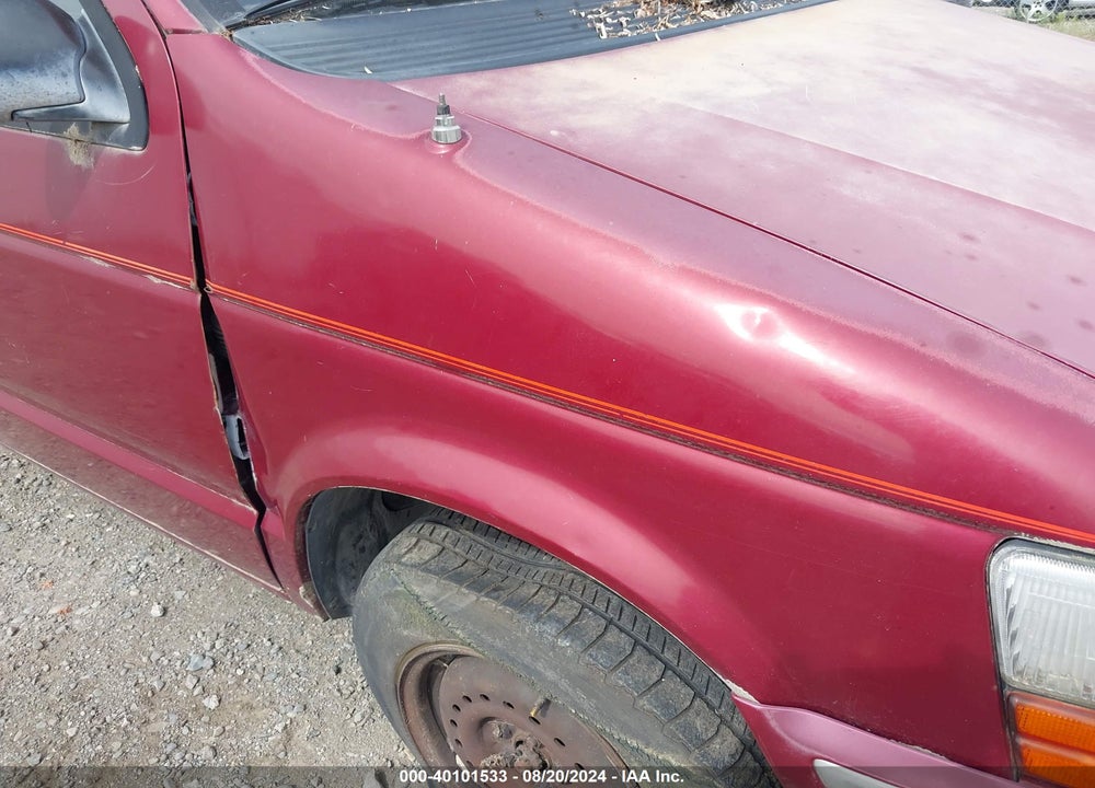 1991 PLYMOUTH VOYAGER VIN: 2P4GH25K6MR316894