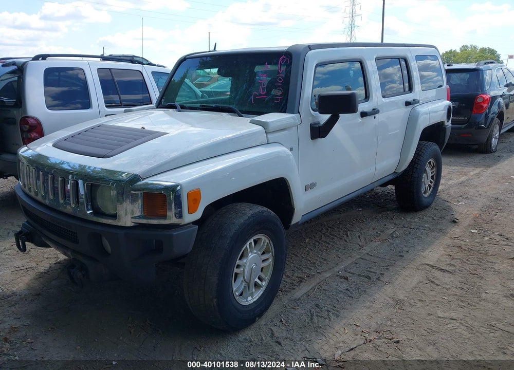 2007 HUMMER H3 SUV VIN: 5GTDN13E478198019
