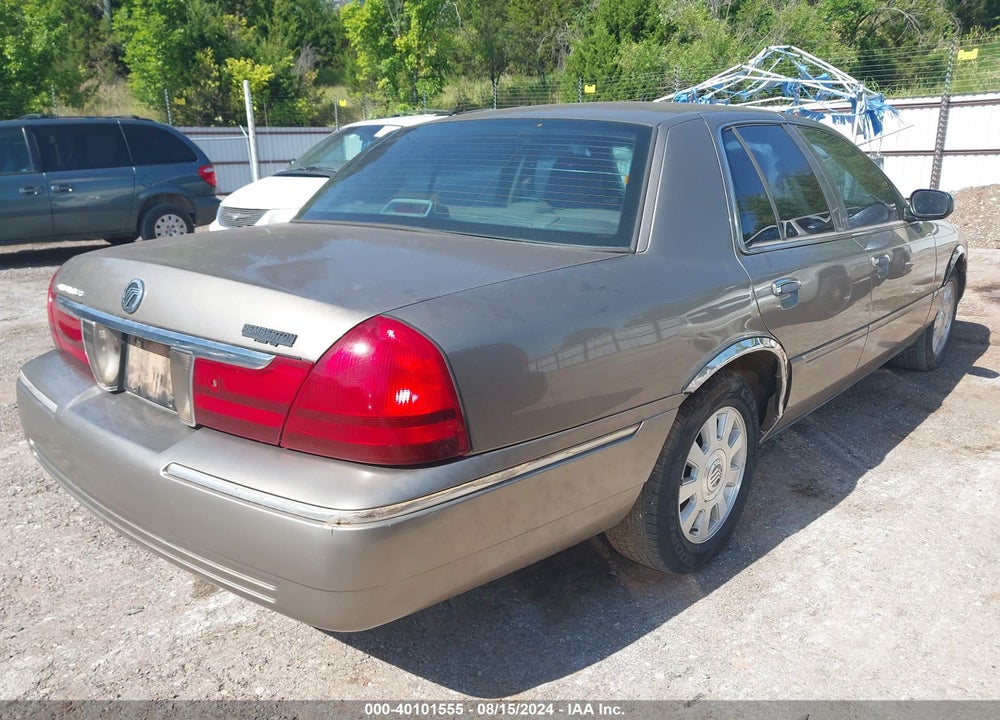 2004 MERCURY GRAND MARQUIS LS VIN: 2MEFM75W44X650542