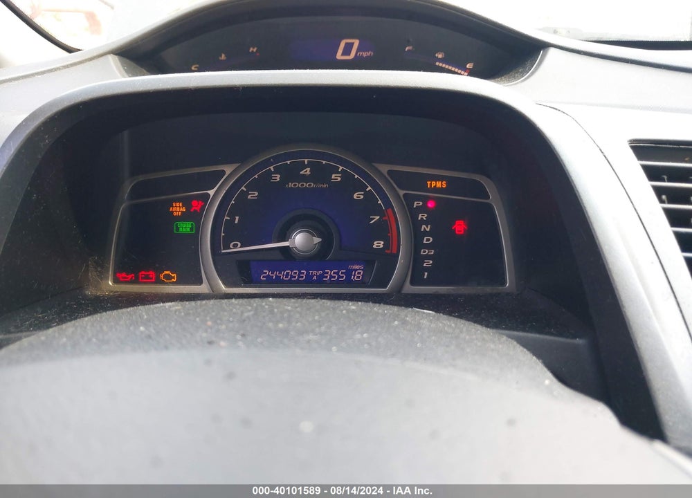 2009 HONDA CIVIC LX VIN: 2HGFA16539H314039