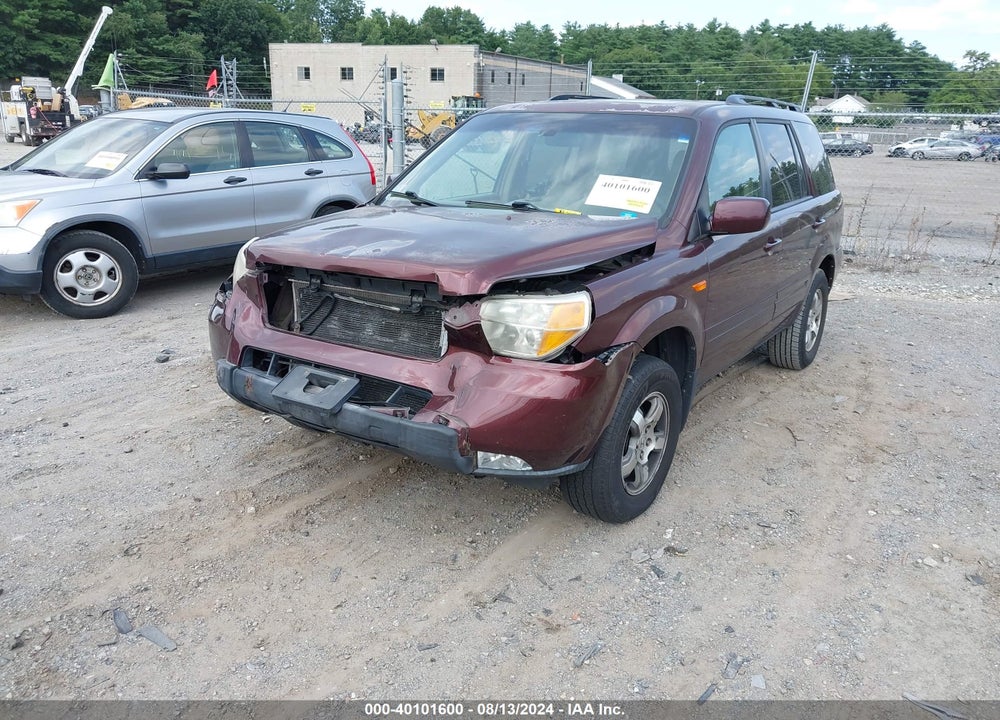 2008 HONDA PILOT EX-L VIN: 5FNYF18698B004013
