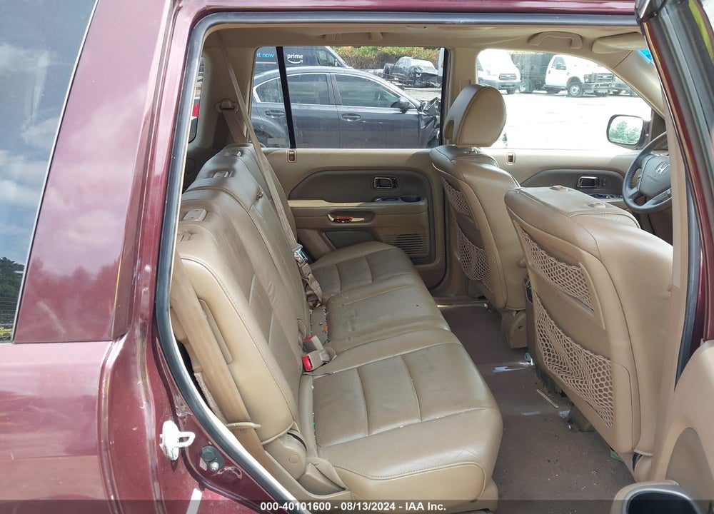 2008 HONDA PILOT EX-L VIN: 5FNYF18698B004013