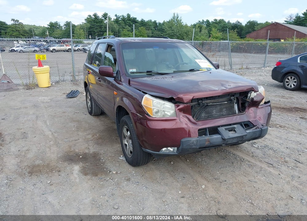 2008 HONDA PILOT EX-L VIN: 5FNYF18698B004013