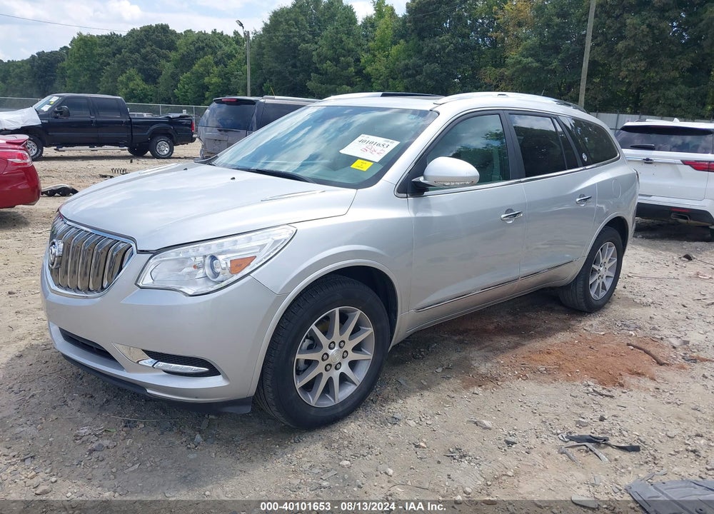 2016 BUICK ENCLAVE LEATHER VIN: 5GAKRBKD6GJ257745