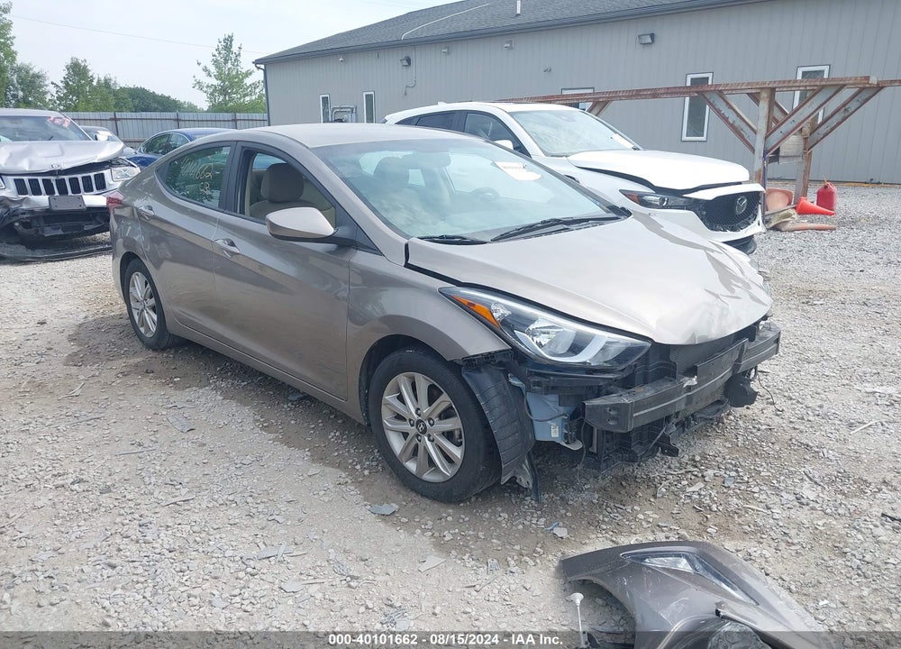 2015 HYUNDAI ELANTRA SE VIN: 5NPDH4AE0FH597898