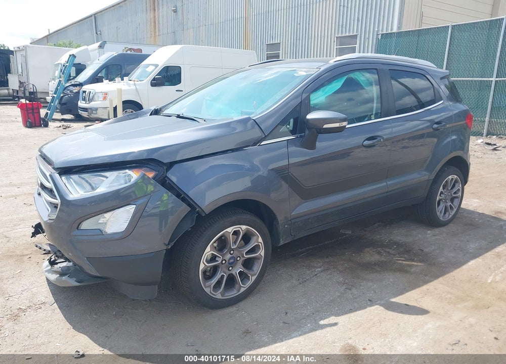 2022 FORD ECOSPORT TITANIUM VIN: MAJ6S3KL3NC463436