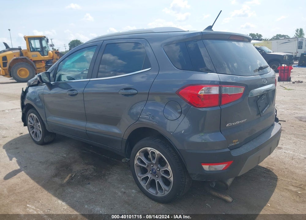 2022 FORD ECOSPORT TITANIUM VIN: MAJ6S3KL3NC463436