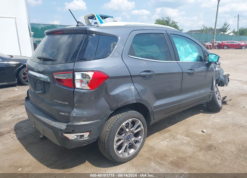 2022 FORD ECOSPORT TITANIUM VIN: MAJ6S3KL3NC463436
