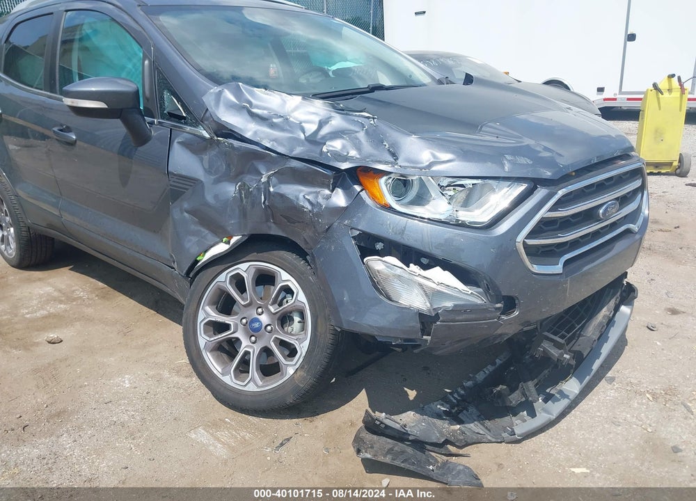 2022 FORD ECOSPORT TITANIUM VIN: MAJ6S3KL3NC463436