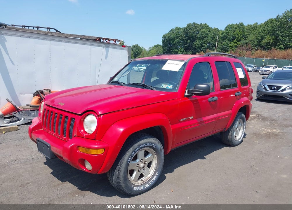 2002 JEEP LIBERTY LIMITED EDITION VIN: 1J4GL58K32W120457