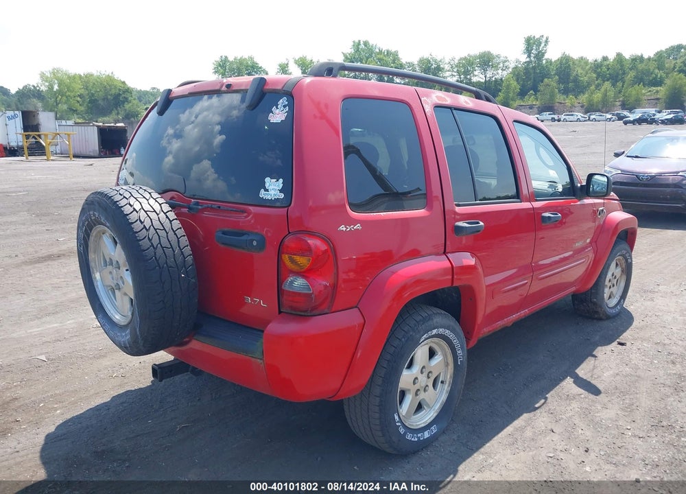 2002 JEEP LIBERTY LIMITED EDITION VIN: 1J4GL58K32W120457