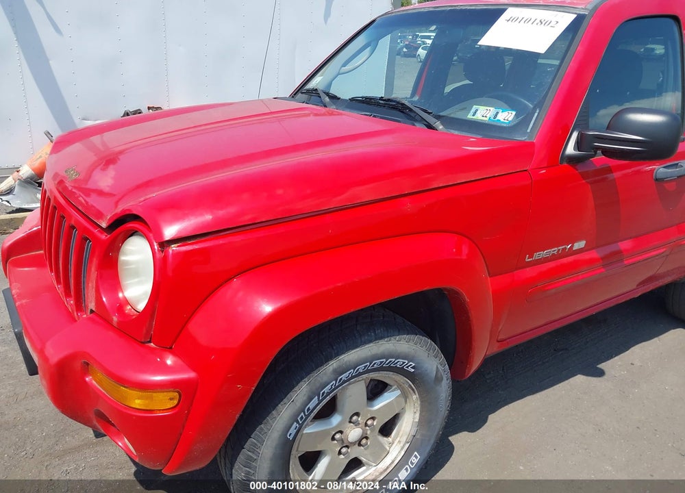 2002 JEEP LIBERTY LIMITED EDITION VIN: 1J4GL58K32W120457