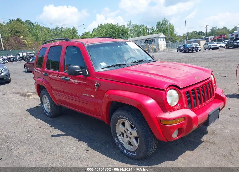 2002 JEEP LIBERTY LIMITED EDITION VIN: 1J4GL58K32W120457