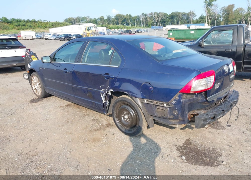 2007 MERCURY MILAN V6 PREMIER VIN: 3MEHM08117R600278