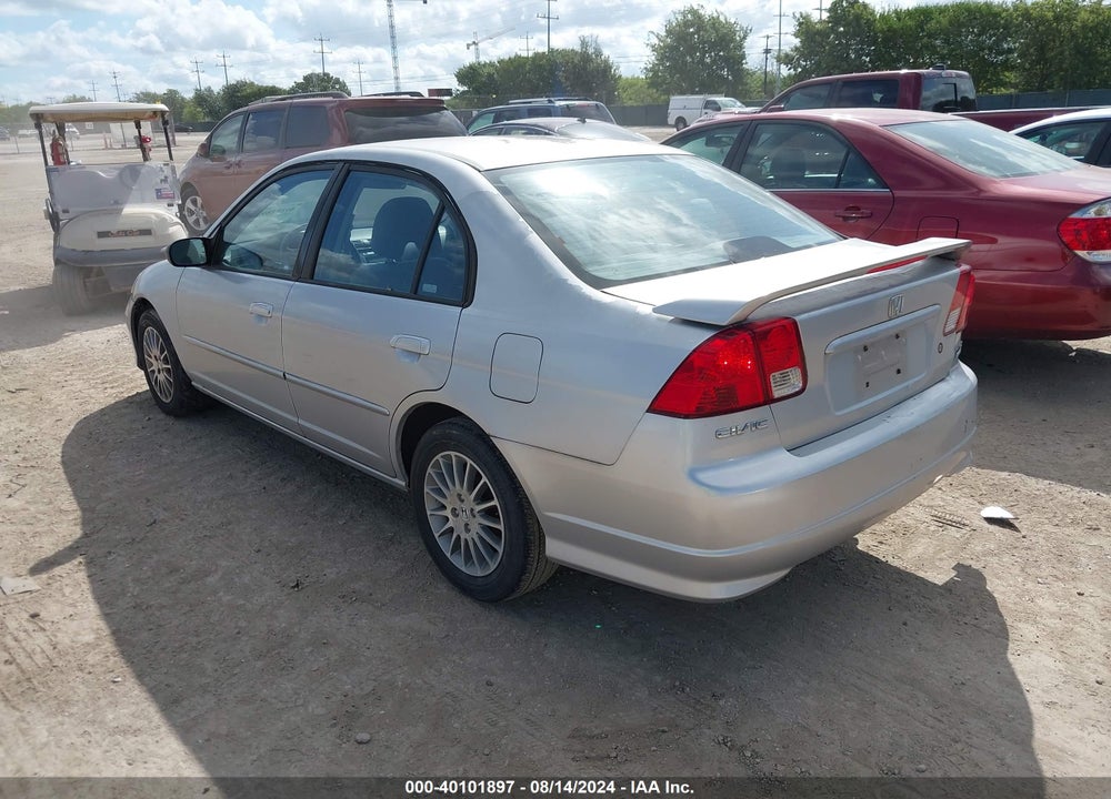 2005 HONDA CIVIC LX VIN: 2HGES16545H615518