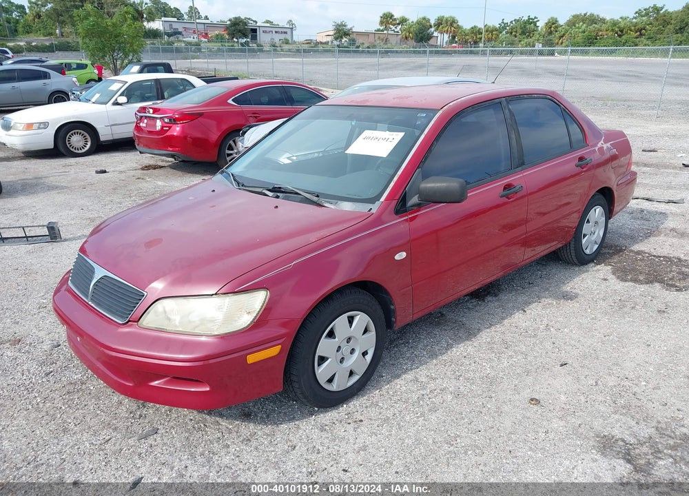 2002 MITSUBISHI LANCER ES VIN: JA3AJ26E02U036653