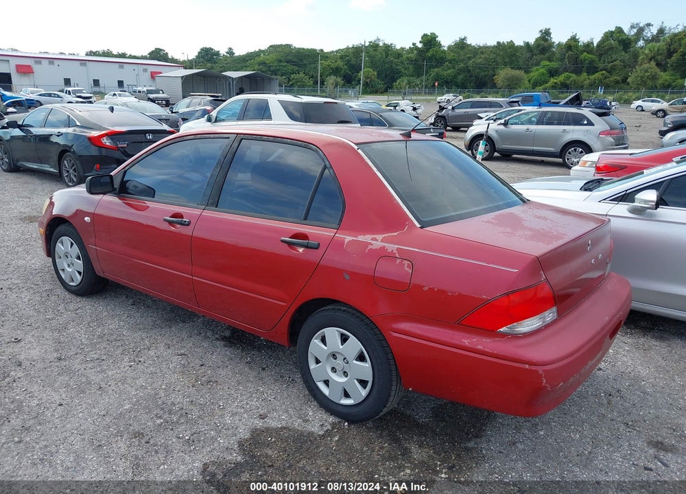 2002 MITSUBISHI LANCER ES VIN: JA3AJ26E02U036653