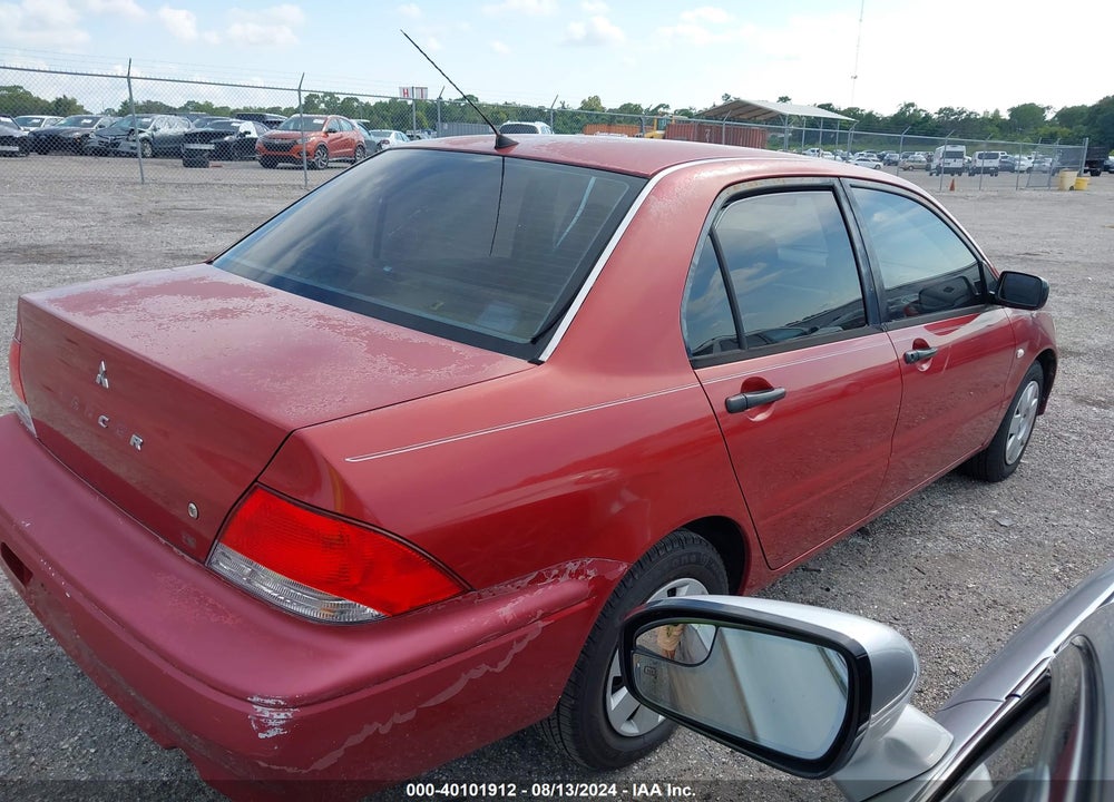 2002 MITSUBISHI LANCER ES VIN: JA3AJ26E02U036653
