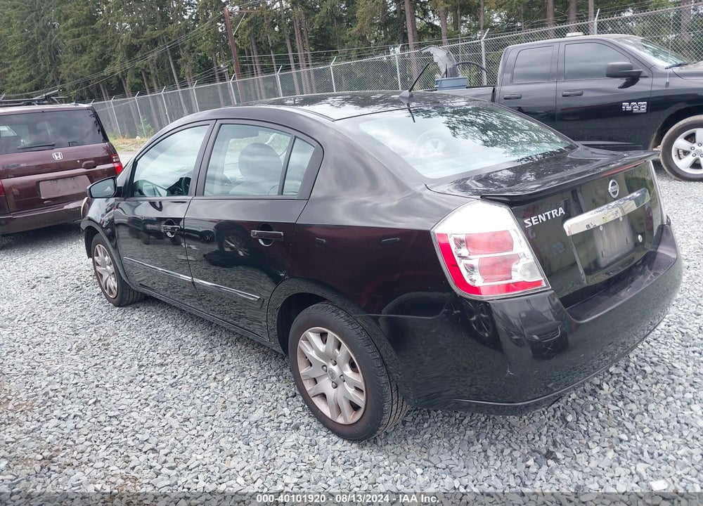 2012 NISSAN SENTRA 2.0 S VIN: 3N1AB6AP5CL652247