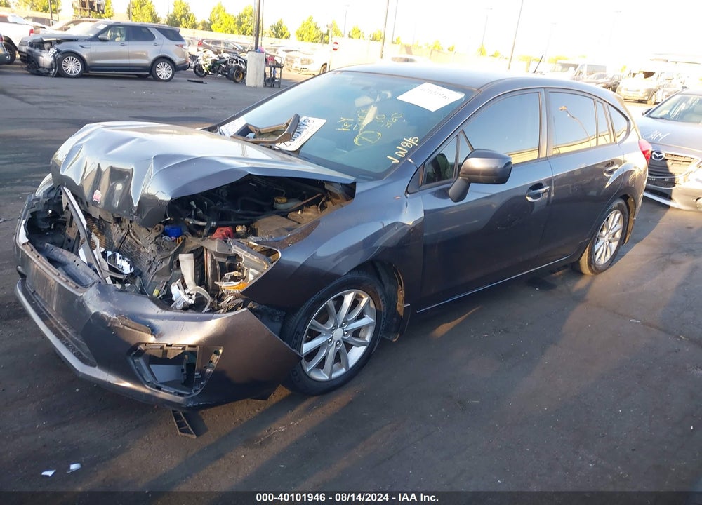 2014 SUBARU IMPREZA 2.0I PREMIUM VIN: JF1GPAC60E8230619