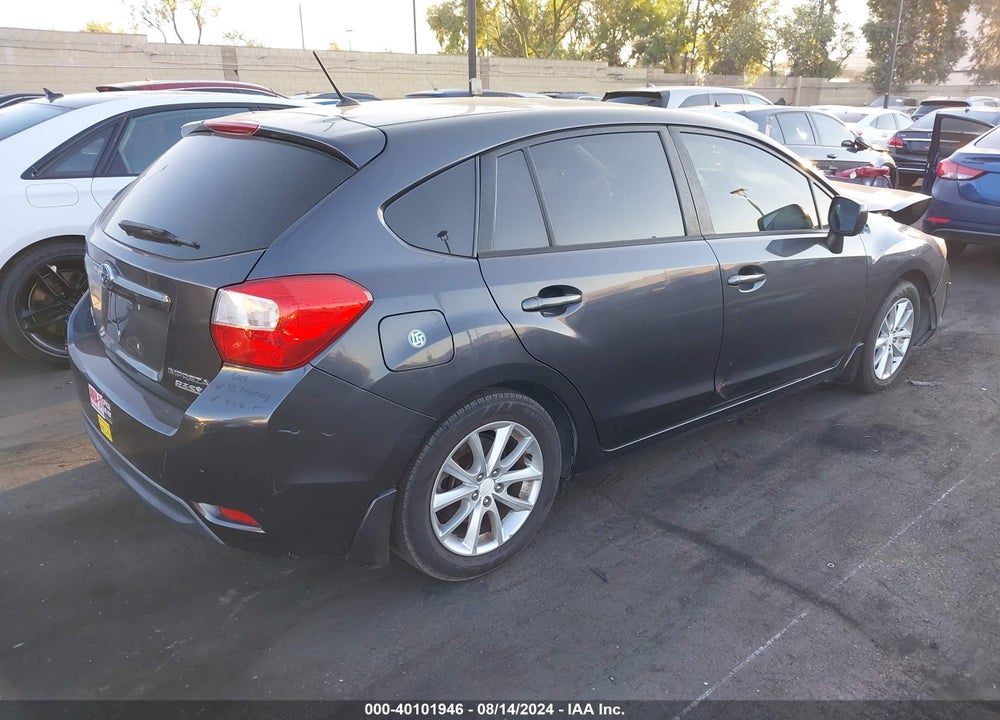 2014 SUBARU IMPREZA 2.0I PREMIUM VIN: JF1GPAC60E8230619