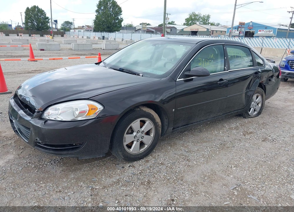 2008 CHEVROLET IMPALA LT VIN: 2G1WT58K781211273