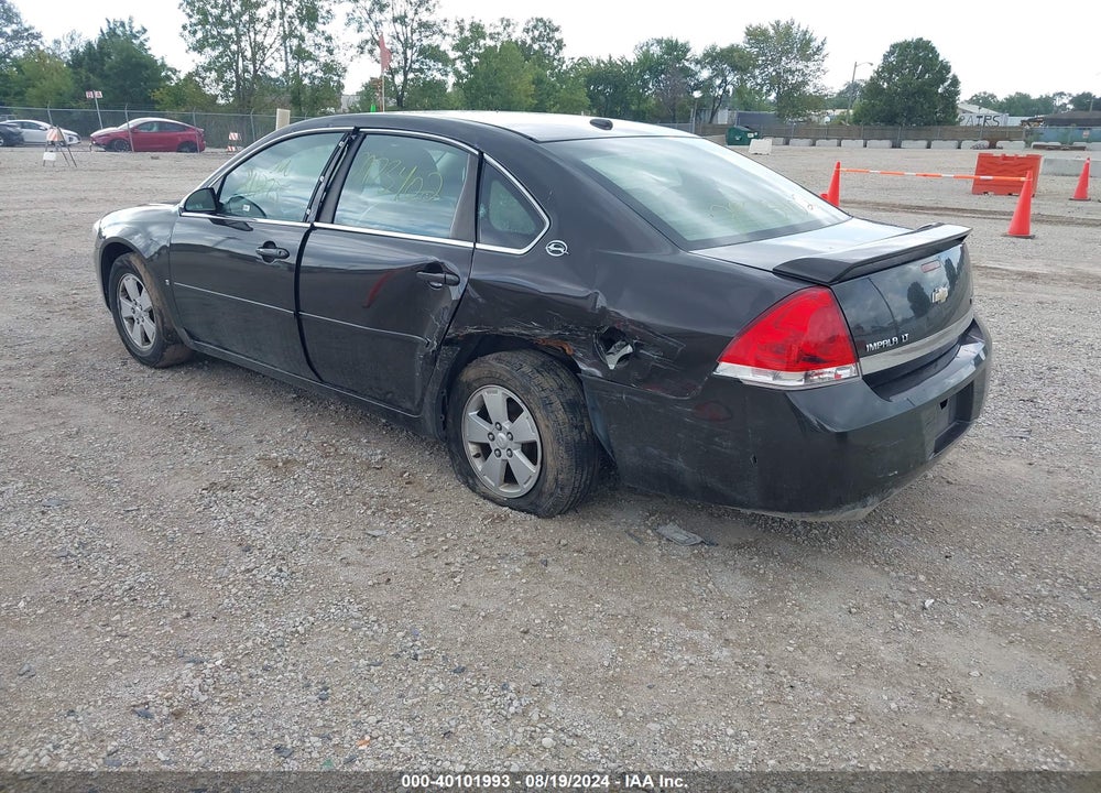 2008 CHEVROLET IMPALA LT VIN: 2G1WT58K781211273
